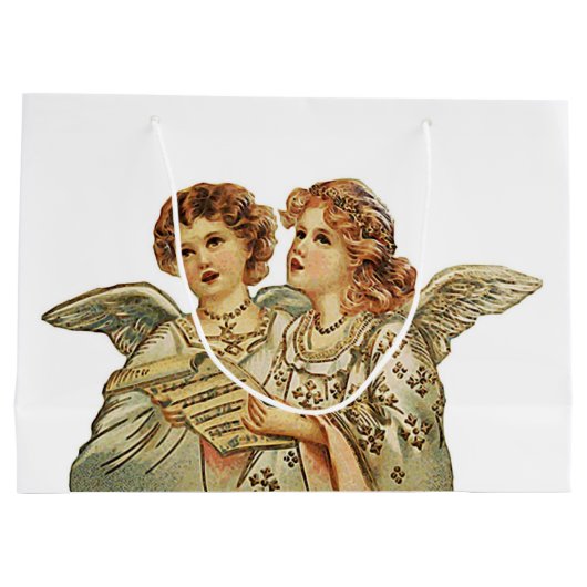 Two Beautful Angels Große Geschenktüte (Rückseite)