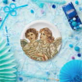 Two Beautful Angels Pappteller (Party)