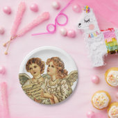 Two Beautful Angels Pappteller (Party)