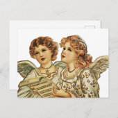 Two Beautful Angels Postkarte (Vorne/Hinten)