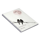 Two Birds Sumi-E | Friendship, Always | Notebook Notizblock (Rechte Seite)