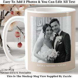 Two Black & White Photos Modern Minimalist  Kaffeetasse