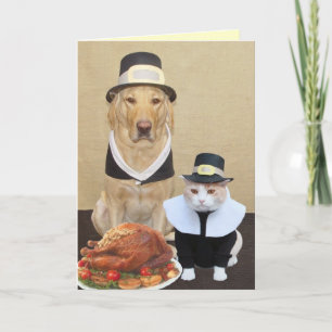 Two Blessed Pilgrims Feiertagskarte