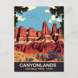 Two Bob Arch, Canyonlands, Utah, Reise Postkarte