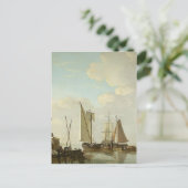 Two Boeis und Cat under Sail von Jacob van Strij Postkarte (Stehend Vorderseite)