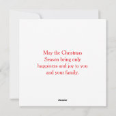 Two Cardinals Feiertagskarte (Rückseite)