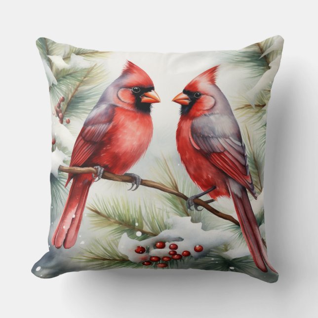 Two Cardinals Kissen (Vorderseite)