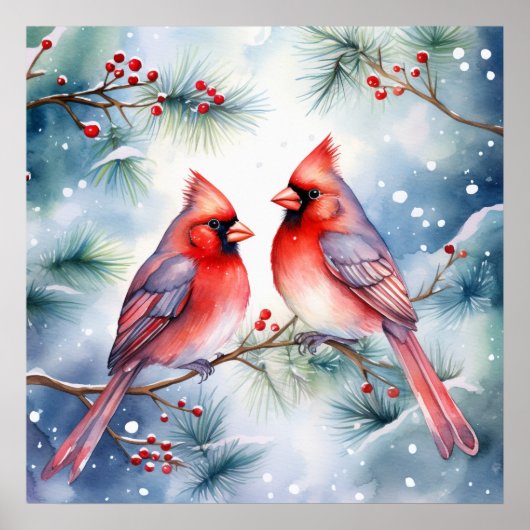 Two Cardinals Poster (Vorne)