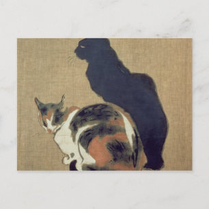 Two Cats, 1894 Postkarte