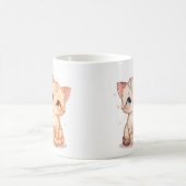 Two Cats Ceramic Mug Kaffeetasse (Mittel)