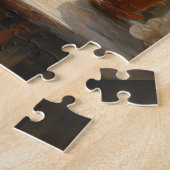 Two Cats sitting in a bay window seat  Puzzle (Seite)