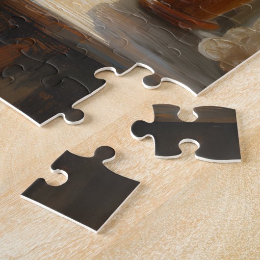 Two Cats sitting in a bay window seat  Puzzle (Seite)