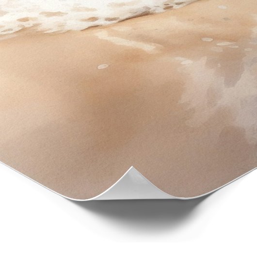 Two Cavalier King Charles Spaniels Poster (Ecke)