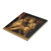 Two Cherubs Reading by Rosso Fiorentino, Angels Fliese (Seite)