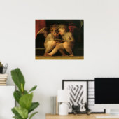 Two Cherubs Reading by Rosso Fiorentino, Angels Poster (Heimbüro)