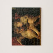 Two Cherubs Reading by Rosso Fiorentino, Angels Puzzle (Vertikal)