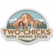 Two Chicks Sticker (Glossy) (Vorderseite)