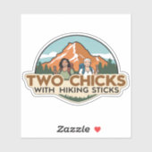Two Chicks Sticker (Glossy) (Blatt)