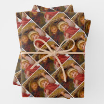 Two children in the snow by Frederick Morgan