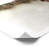 Two Children Sitting on a Wall Poster (Ecke)