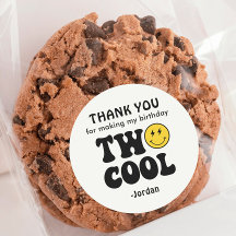 Two Cool 2nd Birthday Thank You Favor
