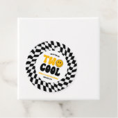 Two Cool Retro Second 2nd Birthday Party Geschenkanhänger (Beispiel)