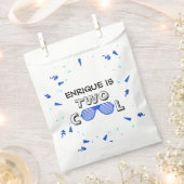 TWO Cool Sunglass 2nd Birthday Party Paper Plates Geschenktütchen (Ausgeschnitten)