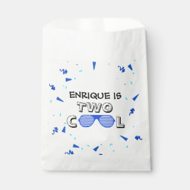 TWO Cool Sunglass 2nd Birthday Party Paper Plates Geschenktütchen