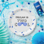 TWO Cool Sunglass 2nd Birthday Party Paper Plates Pappteller (Party)
