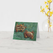 Two Crabs (F606) Van Gogh Fine Art Karte (Gelbe Blume)