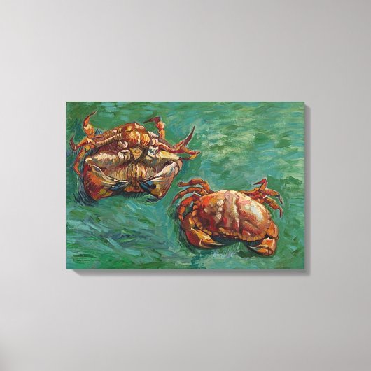Two Crabs (F606) Van Gogh Fine Art Leinwanddruck (Vorderseite)