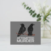 Two Crows = Attempfänger Postkarte (Stehend Vorderseite)