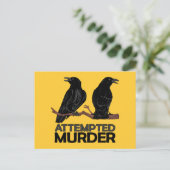 Two Crows = Attempfänger Postkarte (Stehend Vorderseite)