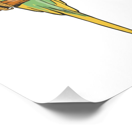 Two cute blue and green Budgies Fotodruck (Ecke)