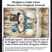 Two Cute Country Christmas Snowmen DY9R Decoupage Seidenpapier