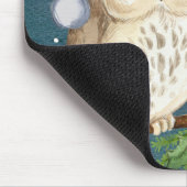 Two cute drawn Owls Mousepad (Ecke)