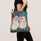 Two cute drawn Owls Tasche (Von Nahem)