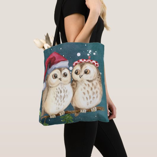 Two cute drawn Owls Tasche (Von Nahem)