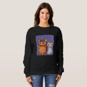 Two cute Owls Sweatshirt (Vorne ganz)