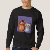 Two cute Owls Sweatshirt (Vorderseite)