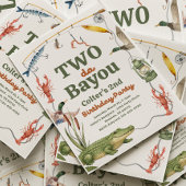 Two Da Bayou Birthday Invitation Einladung