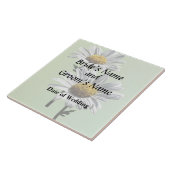 Two Daisies in Sunshine Wedding Products Fliese (Seite)