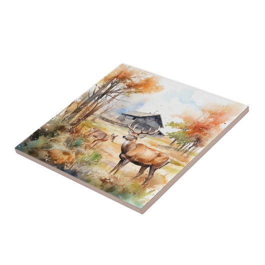 Two Deer Fliese (Seite)