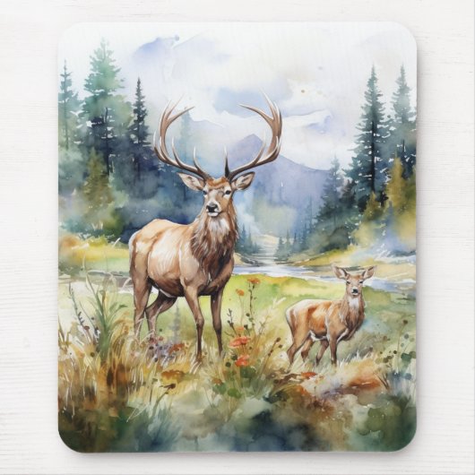 Two Deer Mousepad (Vorne)