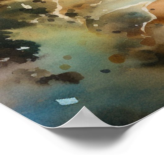 Two Deer Poster (Ecke)