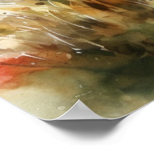 Two Deer Poster (Ecke)