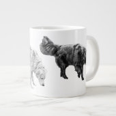 Two-Dog Sniffari in Fine Grain Jumbo-Tasse (Vorderseite Rechts)