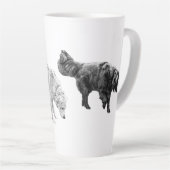 Two-Dog Sniffari in Fine Grain Milchtasse (Rechte Ecke)
