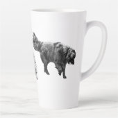 Two-Dog Sniffari in Fine Grain Milchtasse (Rechts)