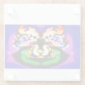 Two Doves  spring  Glasuntersetzer (Rückseite)